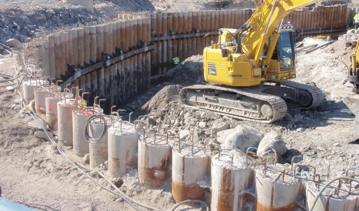 Driving in Difficult Conditions – O-Pile® DTH installed in Rock